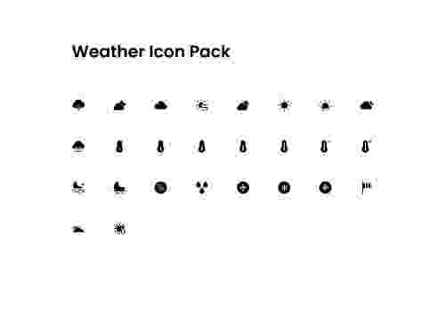 UIHut - Weather Icon Pack Fill - 16945