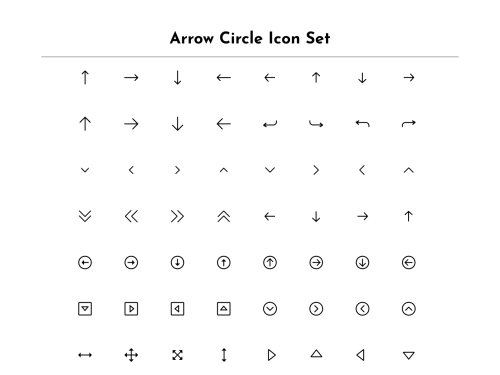 UIHut - Arrow Icon Set - 16947