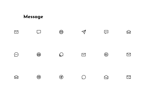 UIHut - Message Icon Set - 16966