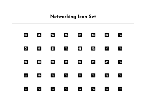 UIHut - Networking Icon Set - 16969