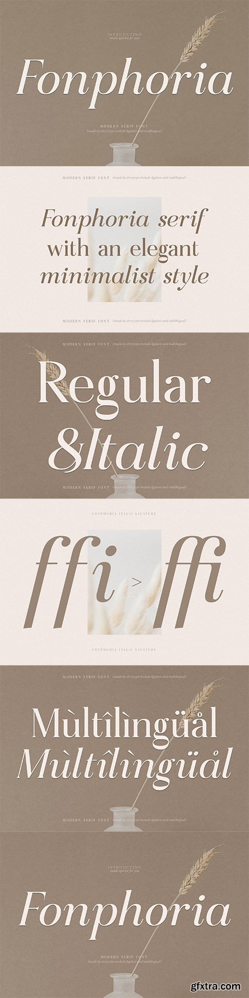 Fonphoria Modern Serif Font