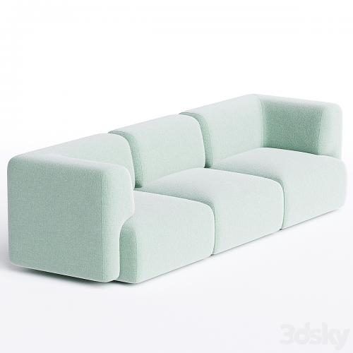 DUO MINI 3 seater sofa By Sancal