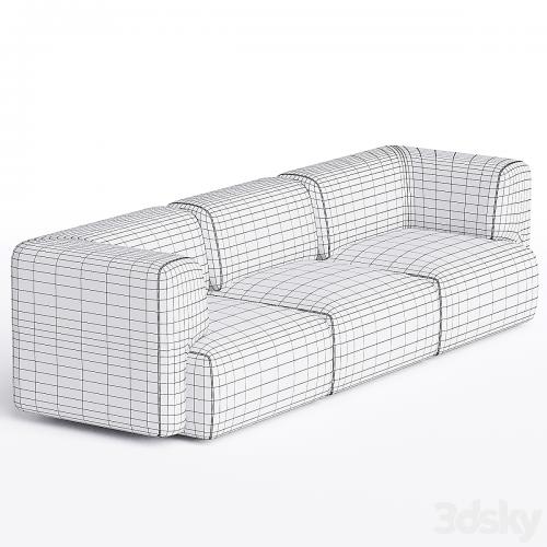 DUO MINI 3 seater sofa By Sancal