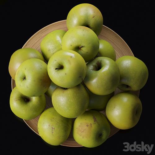 Granny Smith Apples. 4 models