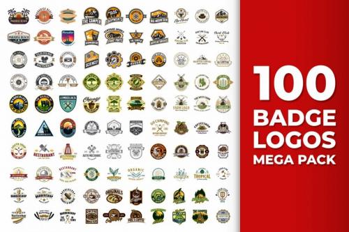 Deeezy - 100 Badges Logo Mega Pack