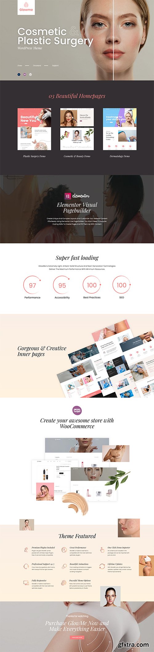 Themeforest GlowME - Cosmetic & Plastic Surgery WordPress Theme 48586745