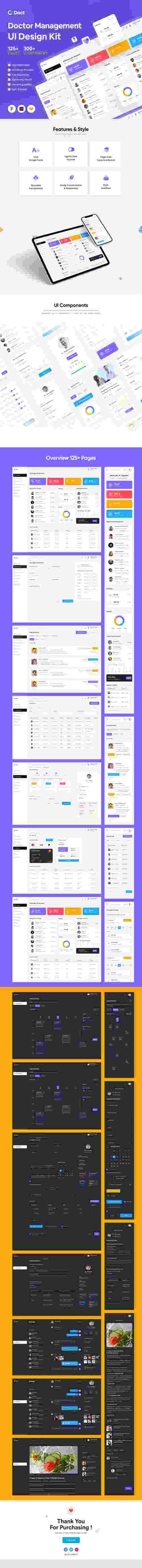 UIHut - Doct - Doctor Management Web App UI KIT - 12163