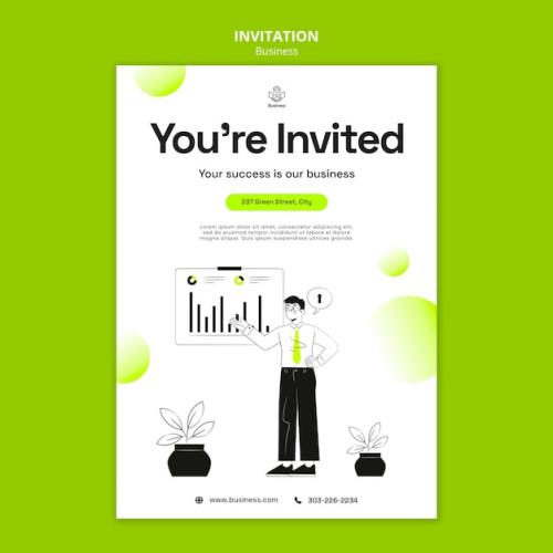 Business Strategy Invitation Template