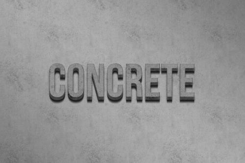 Deeezy - Concrete 3d text effect template