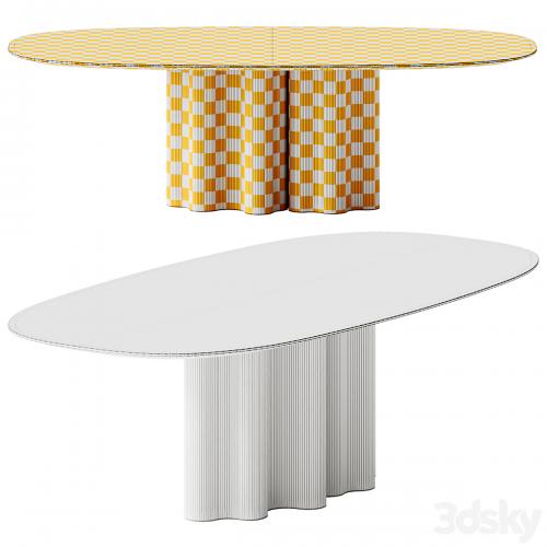 Saba Italia Teatro Magico Oval Table