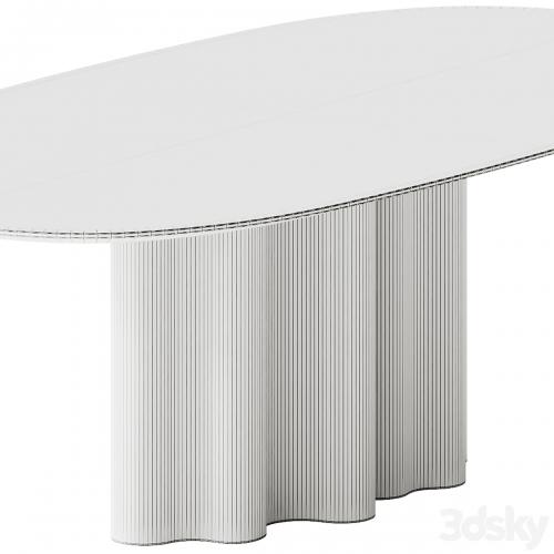 Saba Italia Teatro Magico Oval Table