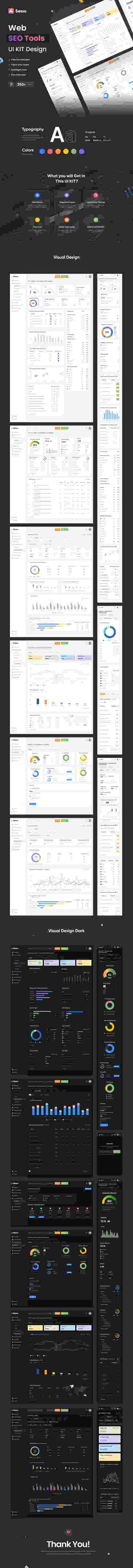 UIHut - Web SEO Tools UI KIT Design - 19369