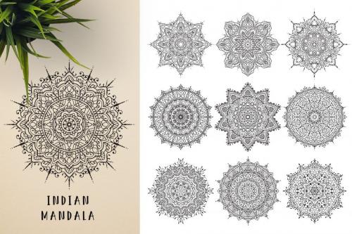 Deeezy - 300 Vector Mandala Ornaments