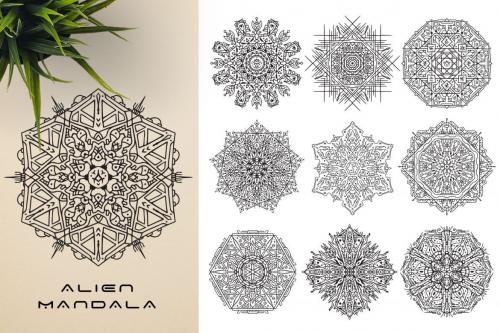 Deeezy - 300 Vector Mandala Ornaments