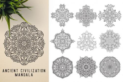 Deeezy - 300 Vector Mandala Ornaments