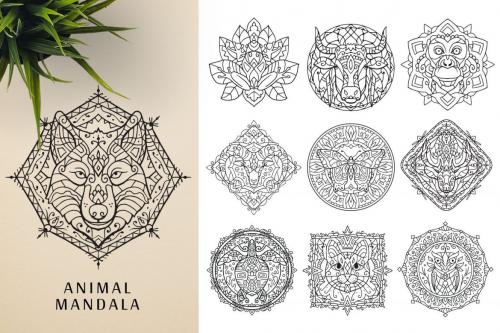 Deeezy - 300 Vector Mandala Ornaments