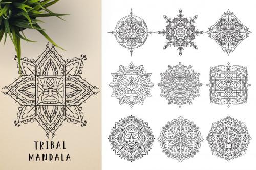 Deeezy - 300 Vector Mandala Ornaments