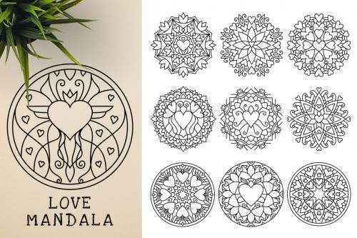 Deeezy - 300 Vector Mandala Ornaments