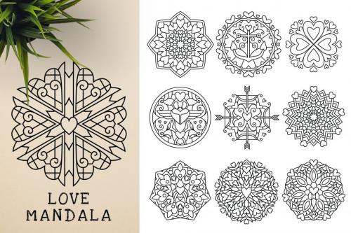 Deeezy - 300 Vector Mandala Ornaments