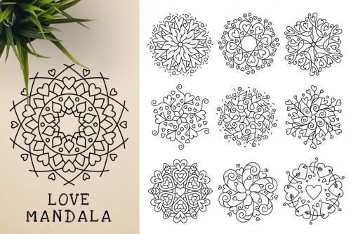 Deeezy - 300 Vector Mandala Ornaments