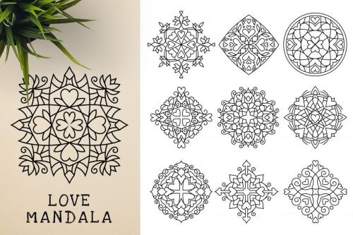 Deeezy - 300 Vector Mandala Ornaments