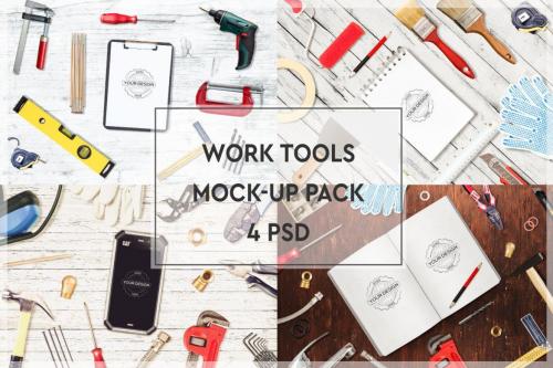 Deeezy - Work Tool Mockup Pack #1