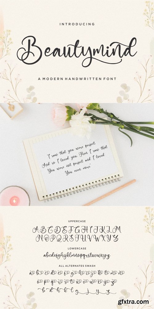 Beautymind - Handwritten Font