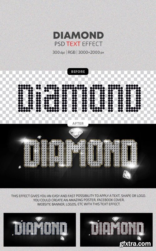 Diamond - Photoshop Text Effects