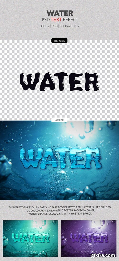 Water - Photoshop Text Effects