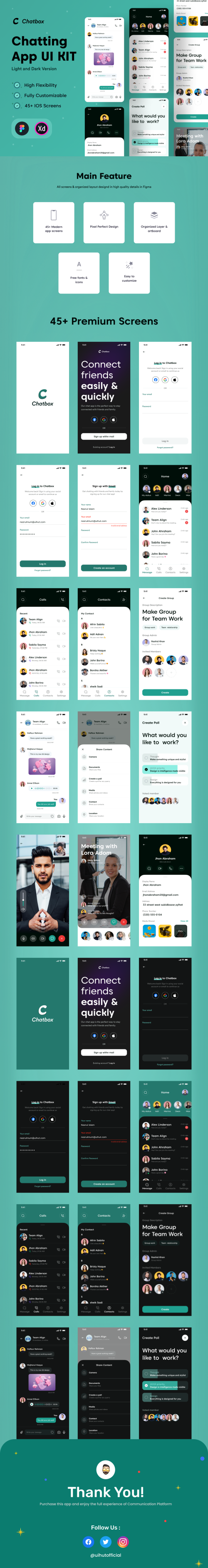 UIHut - Chating App UI kit - Chatbox - 20638