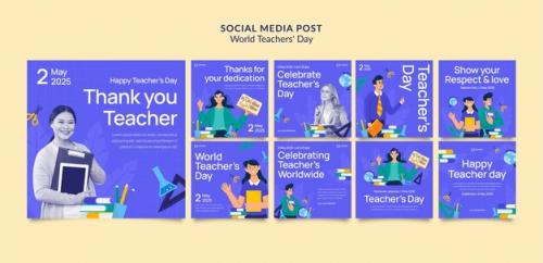 World Teachers' Day Instagram Posts