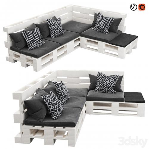 Sofa from euro pallets