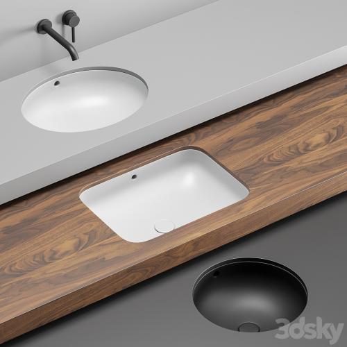 Cielo Undercounter Washbasin Set