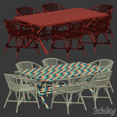 Outdoor garden furniture set_v02 / Garden furniture set