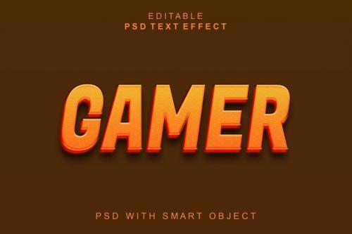 Gamer 3d Text Effect