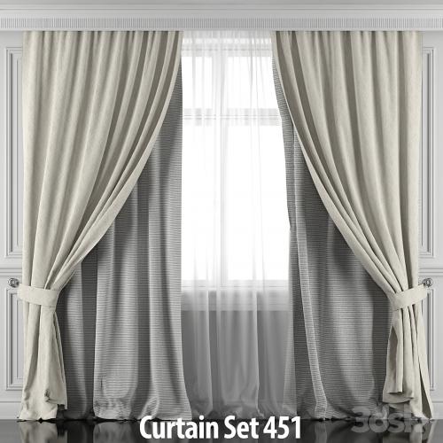 Set of curtains 450-455