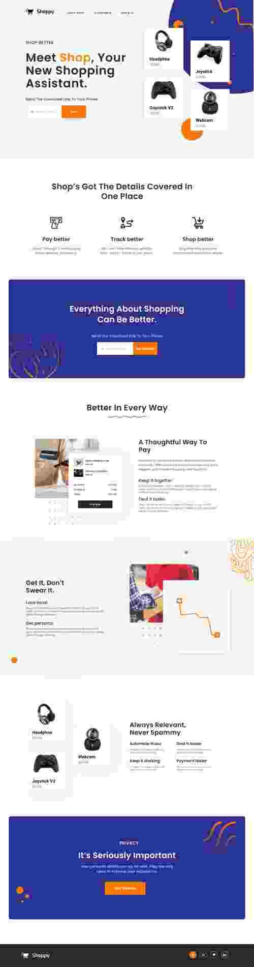 UIHut - Shoppy eCommerce Website Template - 159