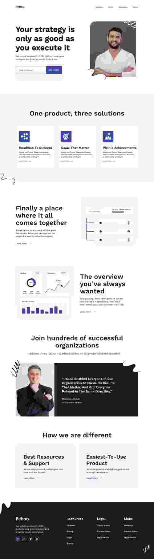 UIHut - Business Consultancy Landing Page - 162