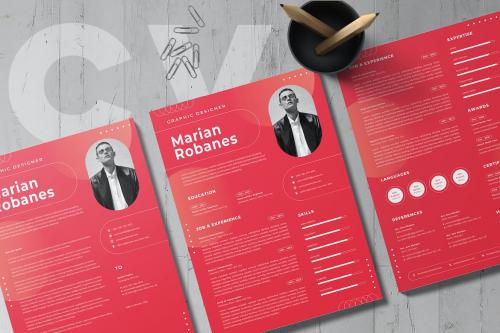 Graphic Designer CV Resume Set