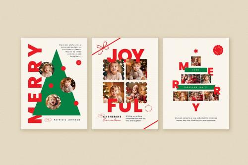 6 Simple Christmas Card/ Holiday Card