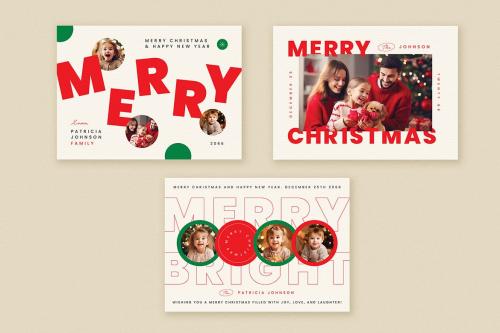 6 Simple Christmas Card/ Holiday Card