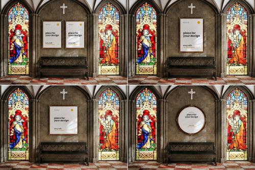 Church Scenes Frame Mockups