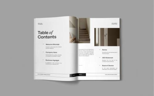 Modern Minimal Annual Report