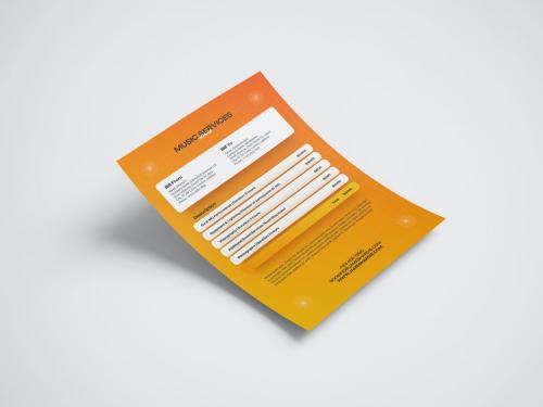 Event DJ & MC Press Kit and Resume Template