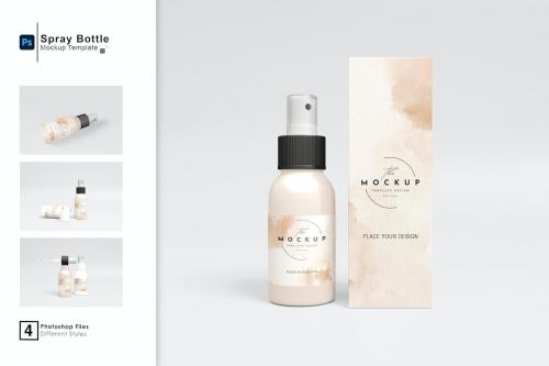 Spray Bottle Mockup