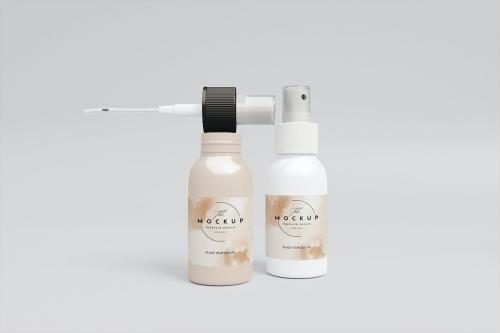 Spray Bottle Mockup