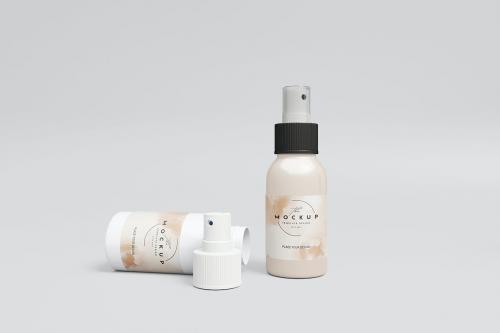 Spray Bottle Mockup