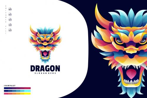 Dragon Colorful Logo