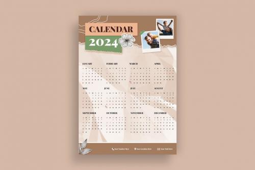 2025 Calendar Collage Template