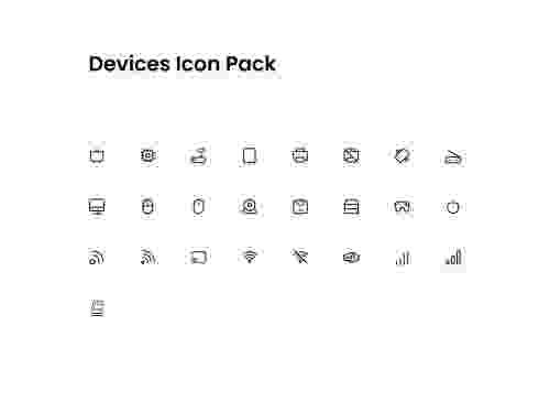 UIHut - Device Icon Pack Line - 16937